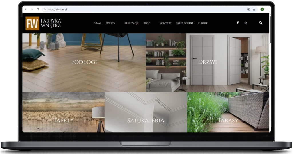 Strona internetowa WordPress
