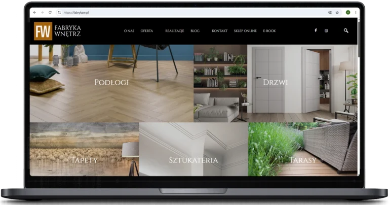 Strona internetowa WordPress