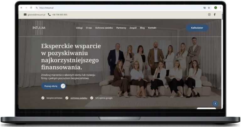 Strona internetowa WordPress