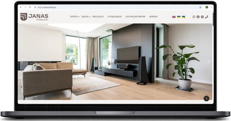 Strona internetowa WordPress