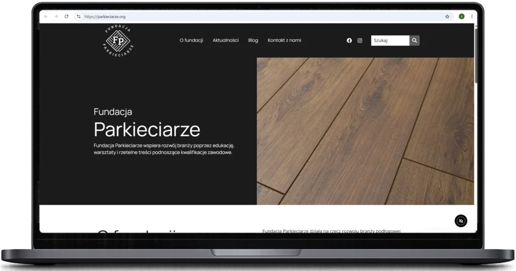 Strona internetowa WordPress