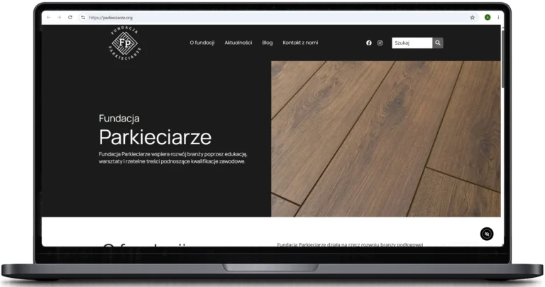 Strona internetowa WordPress