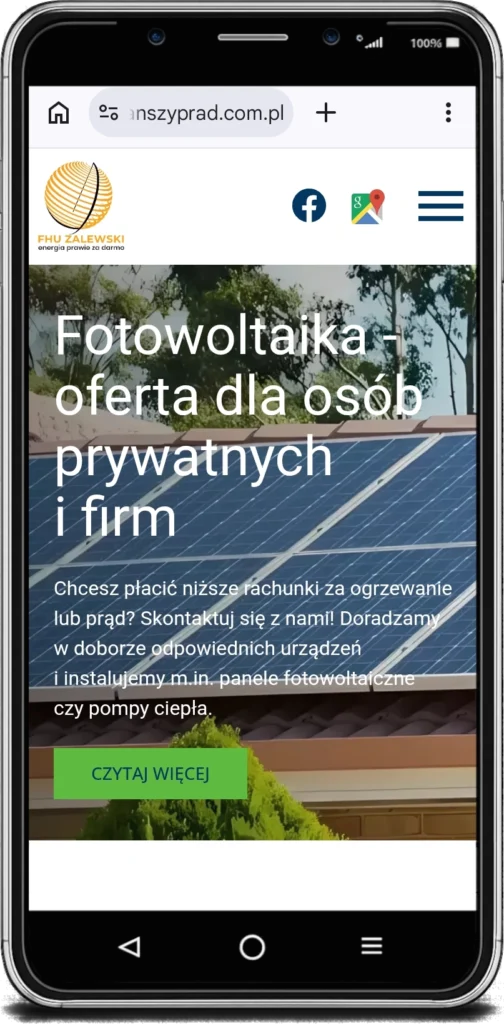 Strona internetowa WordPress