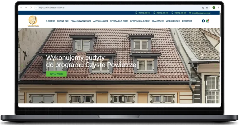 Strona internetowa WordPress