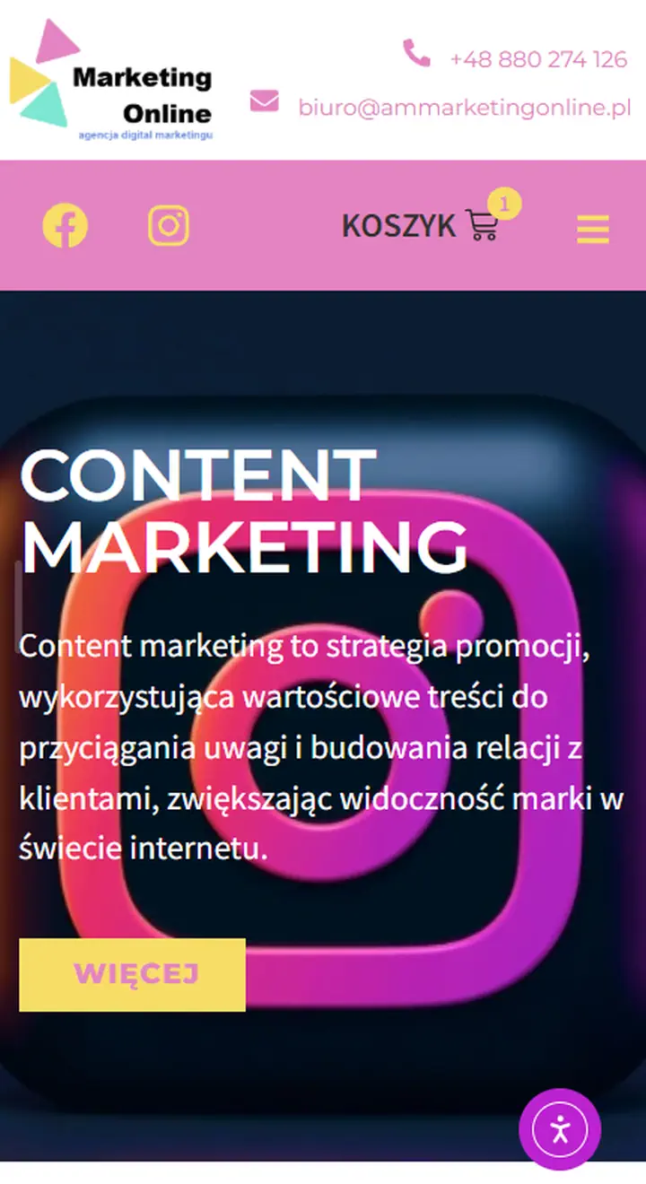 strona internetowa wordpress