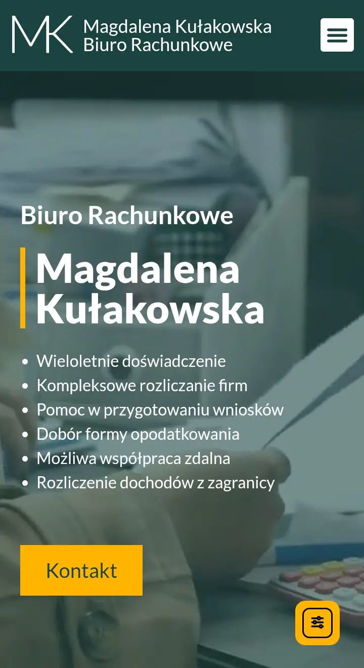 strona internetowa wordpress