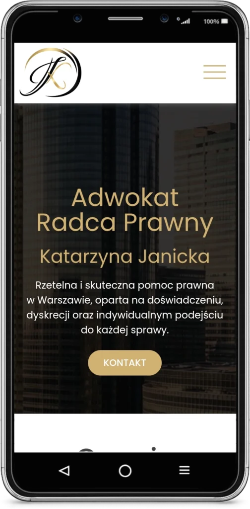 Strona internetowa WordPress