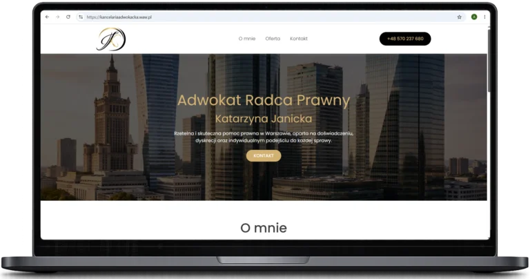 Strona internetowa WordPress